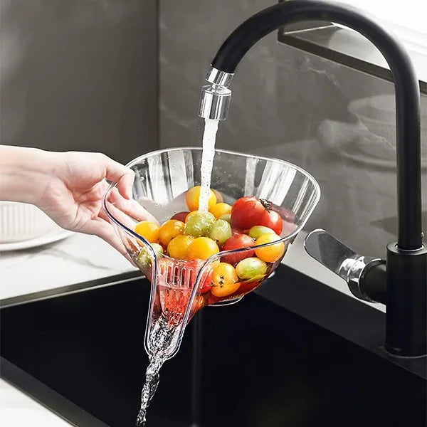 Kitchen Drain Bowl Multifunction Cutting Slicer Eco-Friendly Plastic Home Kitchen Vegetable and Fruit Washing Basin