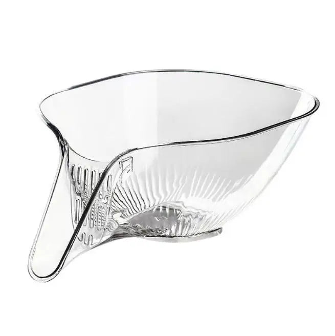Tazón de drenaje multifunción, rebanador de cocina, lavabo ecológico de plástico para lavar vegetales y frutas en el hogar y la cocina