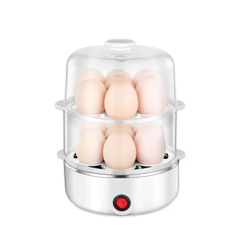 Dual-Layer Microwave Egg Cooker Easy Kitchen Boiler for Boiling Eggs Versatile Tool for Quick and Convenient Cooking