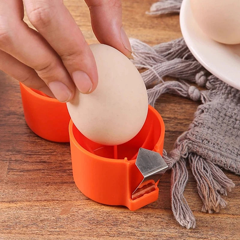 Eggshell Separator Handheld Eggshell Opener Household Egg Cutting Tool Portable Egg Cracking Tool For Home Kitchen Baking