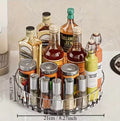 Rotating Countertop Storage Shelf Multi-scene Organizer Stand Kitchen Spice Bottle Holder Bathroom Cosmetic Storage Rack
