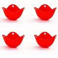 Silicone Egg Liquid Boiling Cup With Annular Stent Non-Stick Egg Liquid Cup Is Suitable For Air Fryer Oven Stove Boiled Egg Cake