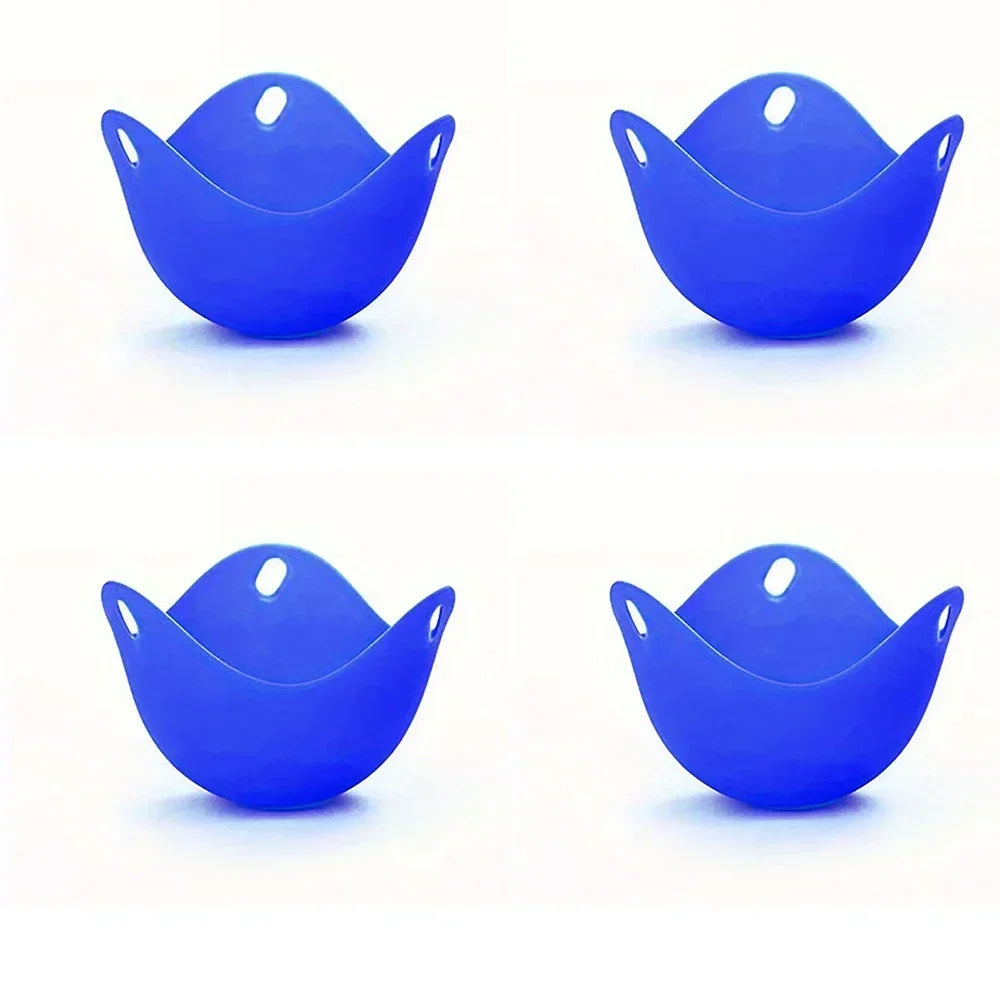 Silicone Egg Liquid Boiling Cup With Annular Stent Non-Stick Egg Liquid Cup Is Suitable For Air Fryer Oven Stove Boiled Egg Cake