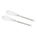 2PCS Mini Small Stainless Steel Balloon Wire Whisk Set Whip Mix Stir Beat Manual Hand Mixer Self Turning Egg Stirrer Kitchen Acc