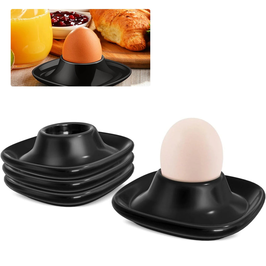 Soft Boiled Egg Holder Egg Cup Stackable Egg Coddler Cups With Base For Serving Breakfast Brunch Kitchen Table Decor