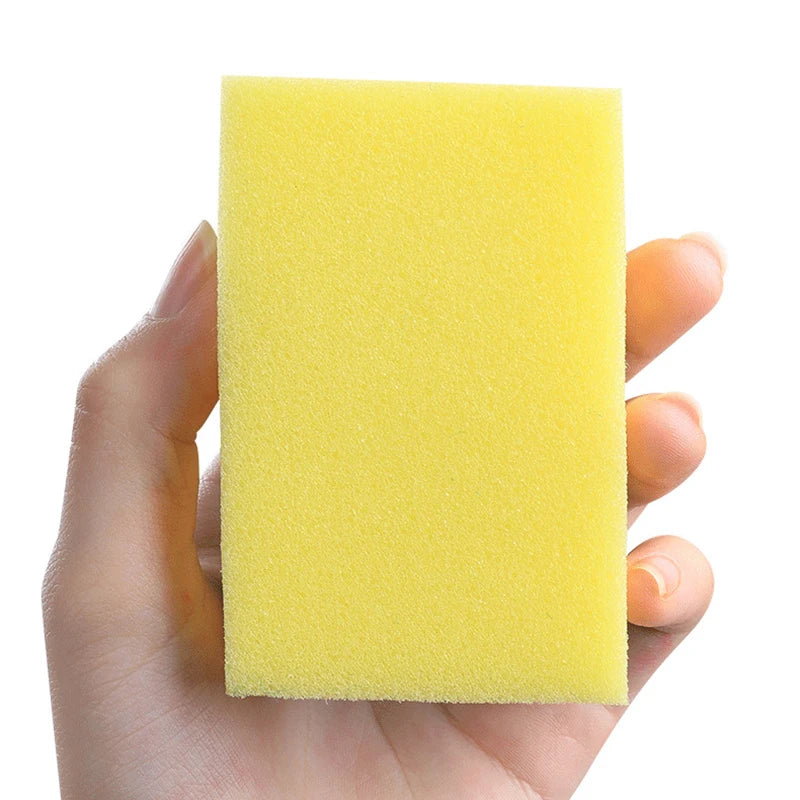 Esponjas de fregar de doble cara Esponja para lavar platos de cocina Almohadilla de fregar Nano Esmeril Mágico Frote Limpio Olla Óxido Tazón Manchas Esponjas de limpieza
