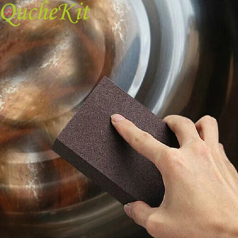 5pcs Nano Emery Sponge Eraser Cleaning Sponge Kitchen Cleaner Sponges Scouring Pad Home Office Cleaner Rub Pot Pad Kitchen Tools