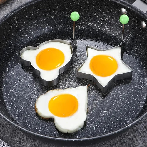1-5 Loaded Baked Omelet Mold Cartoon Cake Diy Model Home Poached Egg Love Breakfast Abrasive Baking