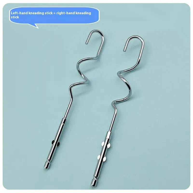 Electric Egg Beater Stirring Hook Stainless Steel Handheld Egg Whisk Mixing Stick Durable Kitchen Mixer 1/2/4Pcs Set