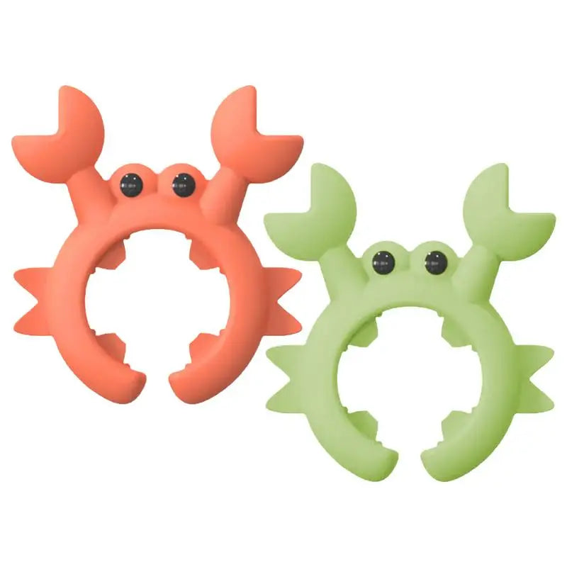 Descansa Utensilios con Forma de Cangrejo, Soporte de Silicona para Cucharas y Espátulas, Antiderrame para Encimera, Utensilio de Cocina