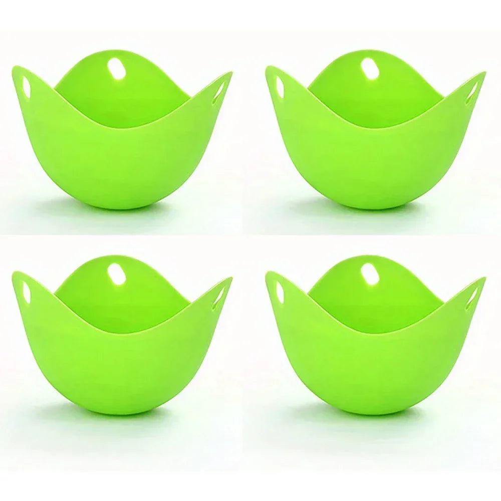Silicone Egg Liquid Boiling Cup With Annular Stent Non-Stick Egg Liquid Cup Is Suitable For Air Fryer Oven Stove Boiled Egg Cake