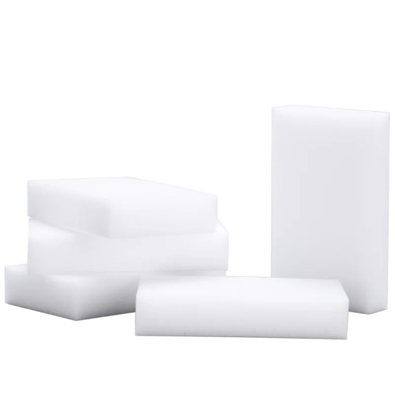 100 unids/lote esponja de melamina borrador mágico de esponja para cocina, oficina, baño, limpiador de melamina, esponja de limpieza 100x60x15mm