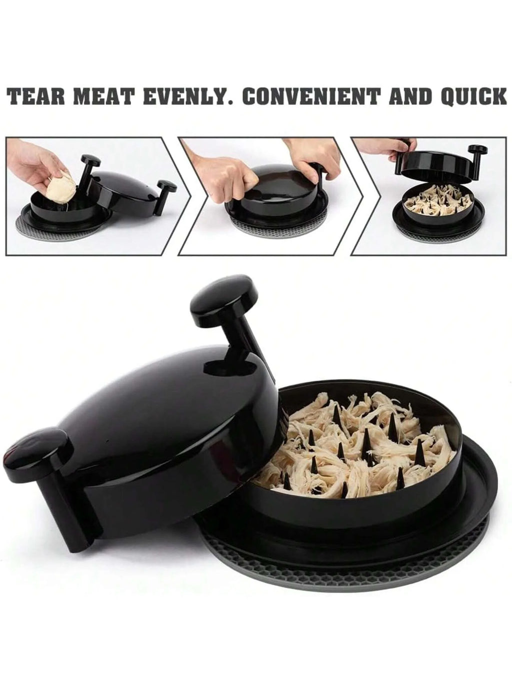 Chicken Vegetable Shredder Shred Machine，for Pulled Pork Beef Cooked Chicken Vegetable Kitchen Tool Meat Grinders
