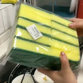 Esponjas de fregar de doble cara Esponja para lavar platos de cocina Almohadilla de fregar Nano Esmeril Mágico Frote Limpio Olla Óxido Tazón Manchas Esponjas de limpieza