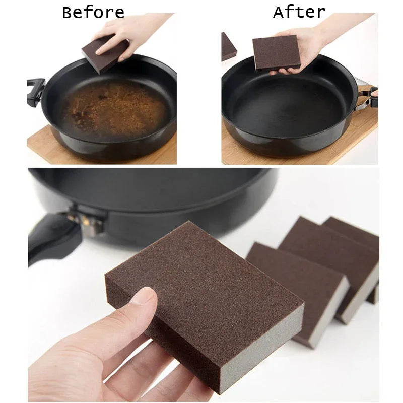 5 esponjas mágicas de nano esmeril para limpieza, estropajo de cocina, estropajos, almohadilla para fregar ollas, herramientas de cocina para el hogar y la oficina