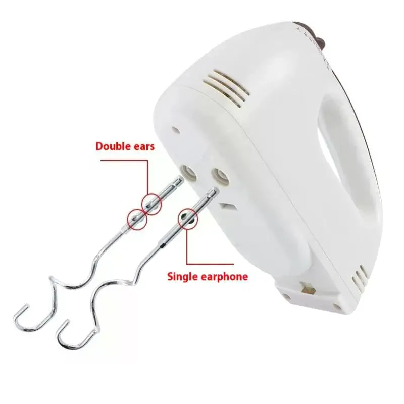 Electric Egg Beater Stirring Hook Stainless Steel Handheld Egg Whisk Mixing Stick Durable Kitchen Mixer 1/2/4Pcs Set