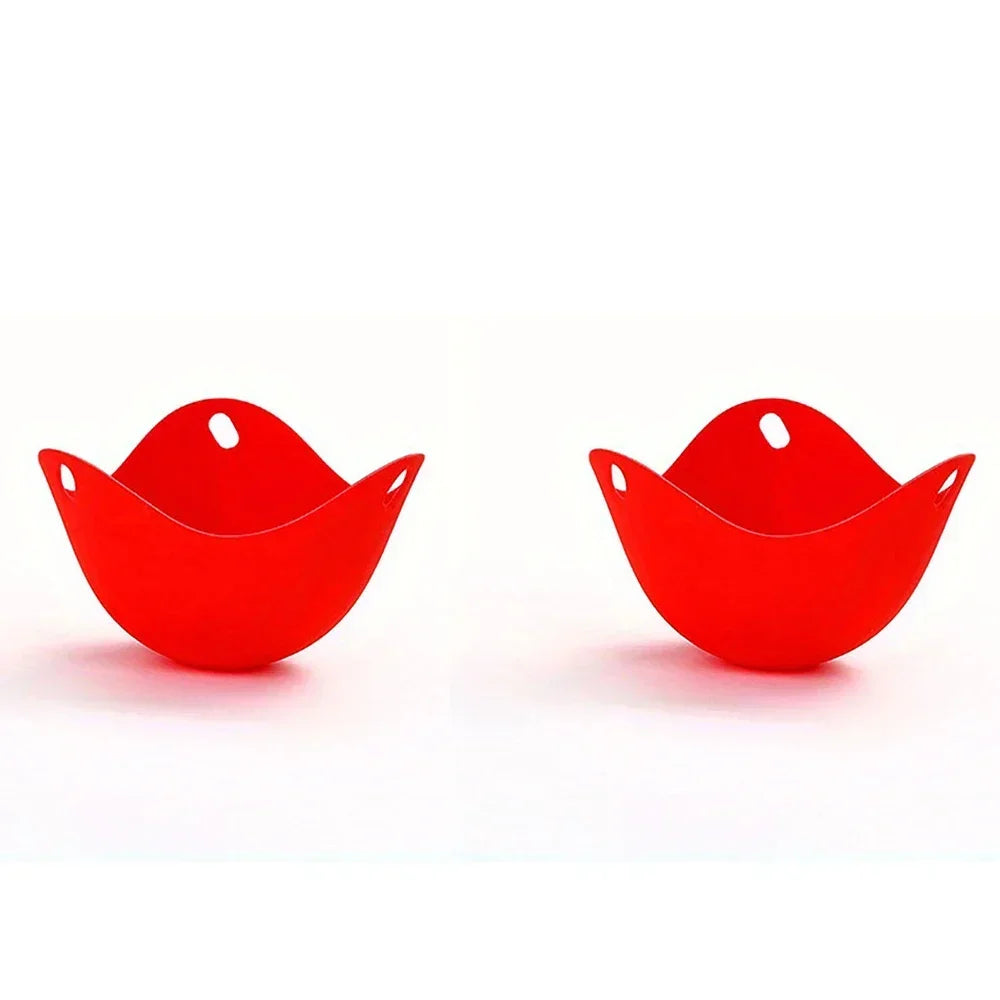 Silicone Egg Liquid Boiling Cup With Annular Stent Non-Stick Egg Liquid Cup Is Suitable For Air Fryer Oven Stove Boiled Egg Cake
