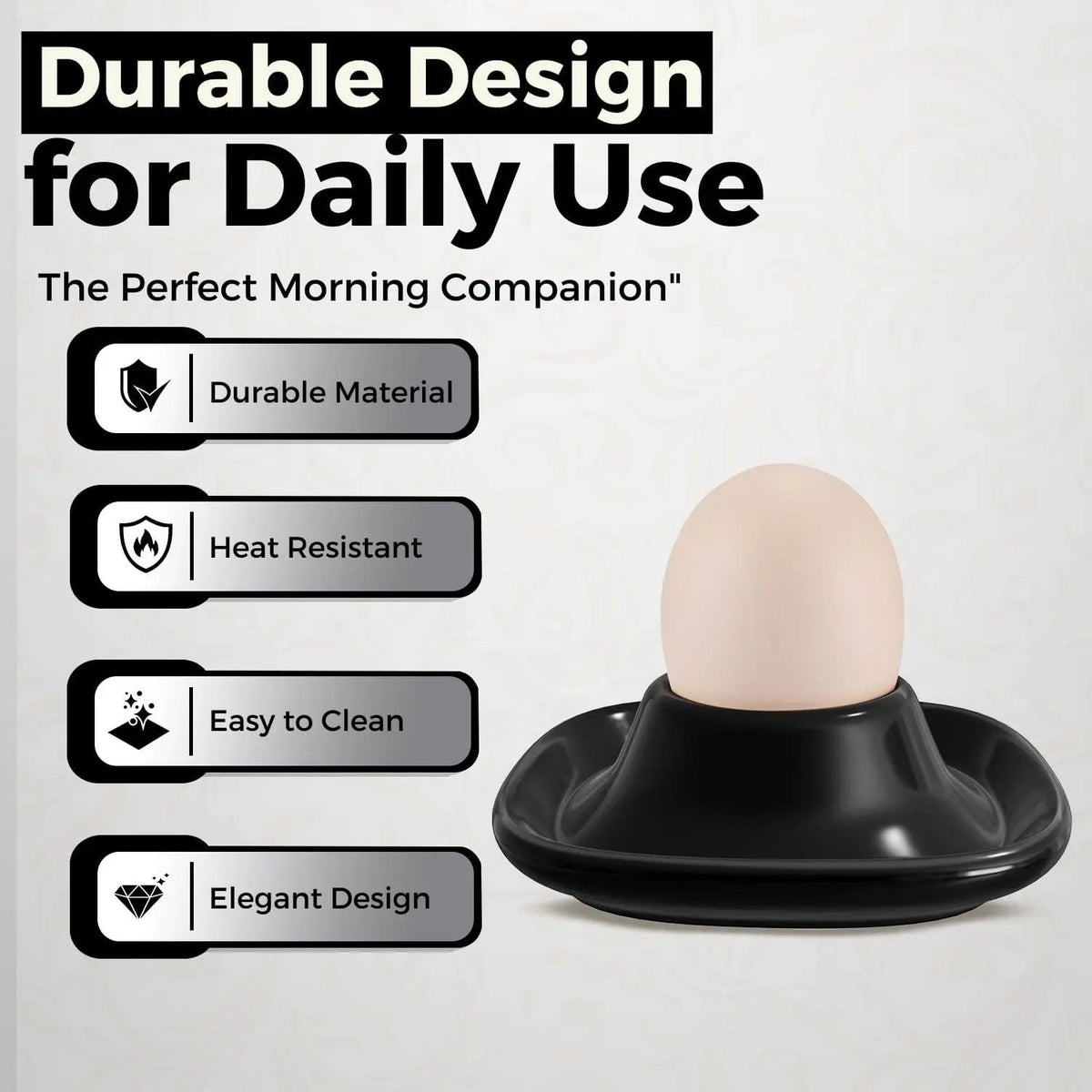 Soft Boiled Egg Holder Egg Cup Stackable Egg Coddler Cups With Base For Serving Breakfast Brunch Kitchen Table Decor