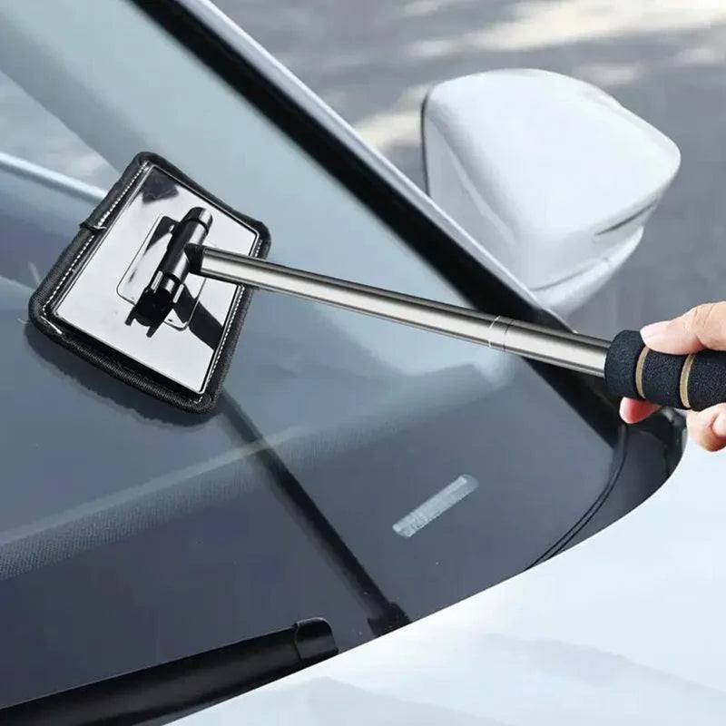 Herramienta telescópica para limpiar parabrisas de automóvil, escobilla limpiacristales de automóvil, cepillo de limpieza para automóviles, paño de limpieza