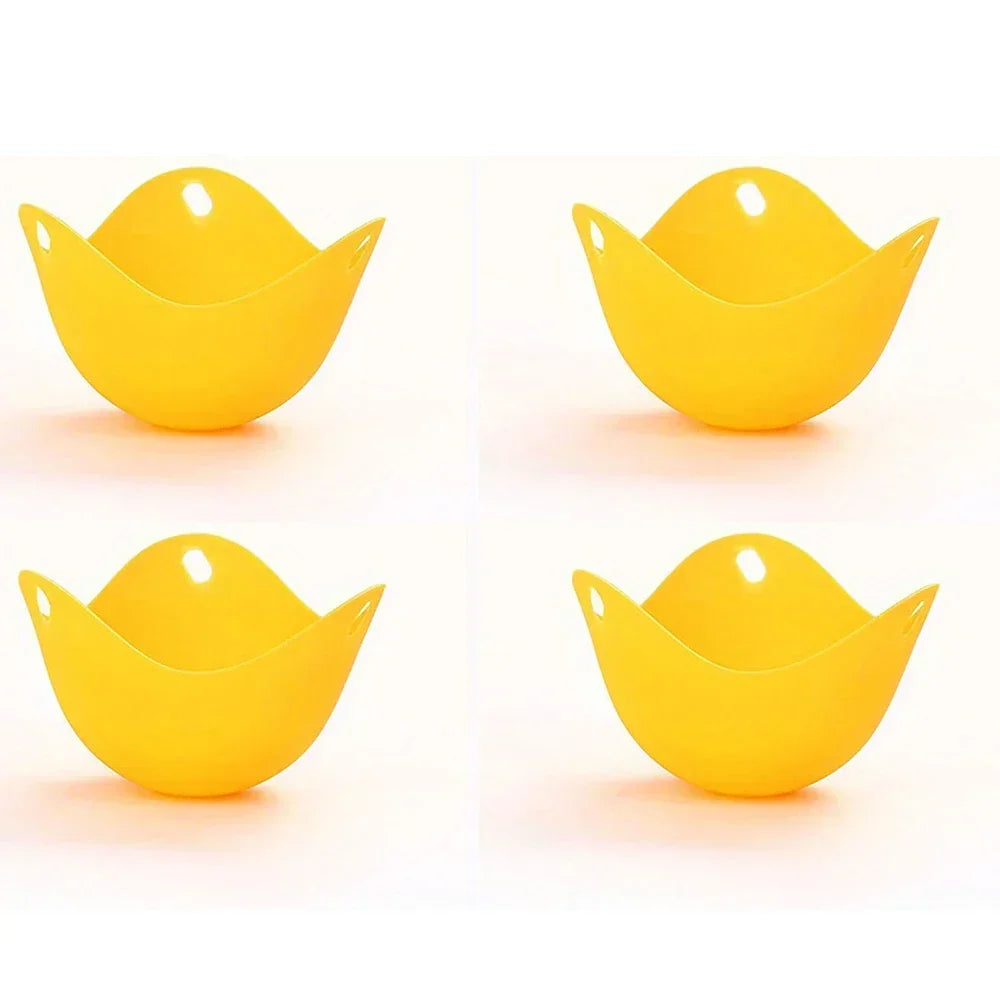 Silicone Egg Liquid Boiling Cup With Annular Stent Non-Stick Egg Liquid Cup Is Suitable For Air Fryer Oven Stove Boiled Egg Cake