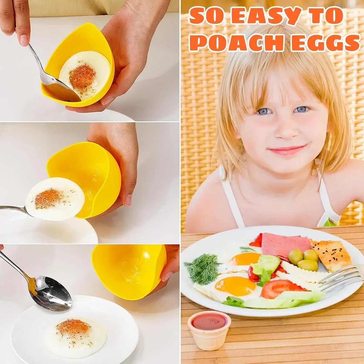 Silicone Egg Liquid Boiling Cup With Annular Stent Non-Stick Egg Liquid Cup Is Suitable For Air Fryer Oven Stove Boiled Egg Cake