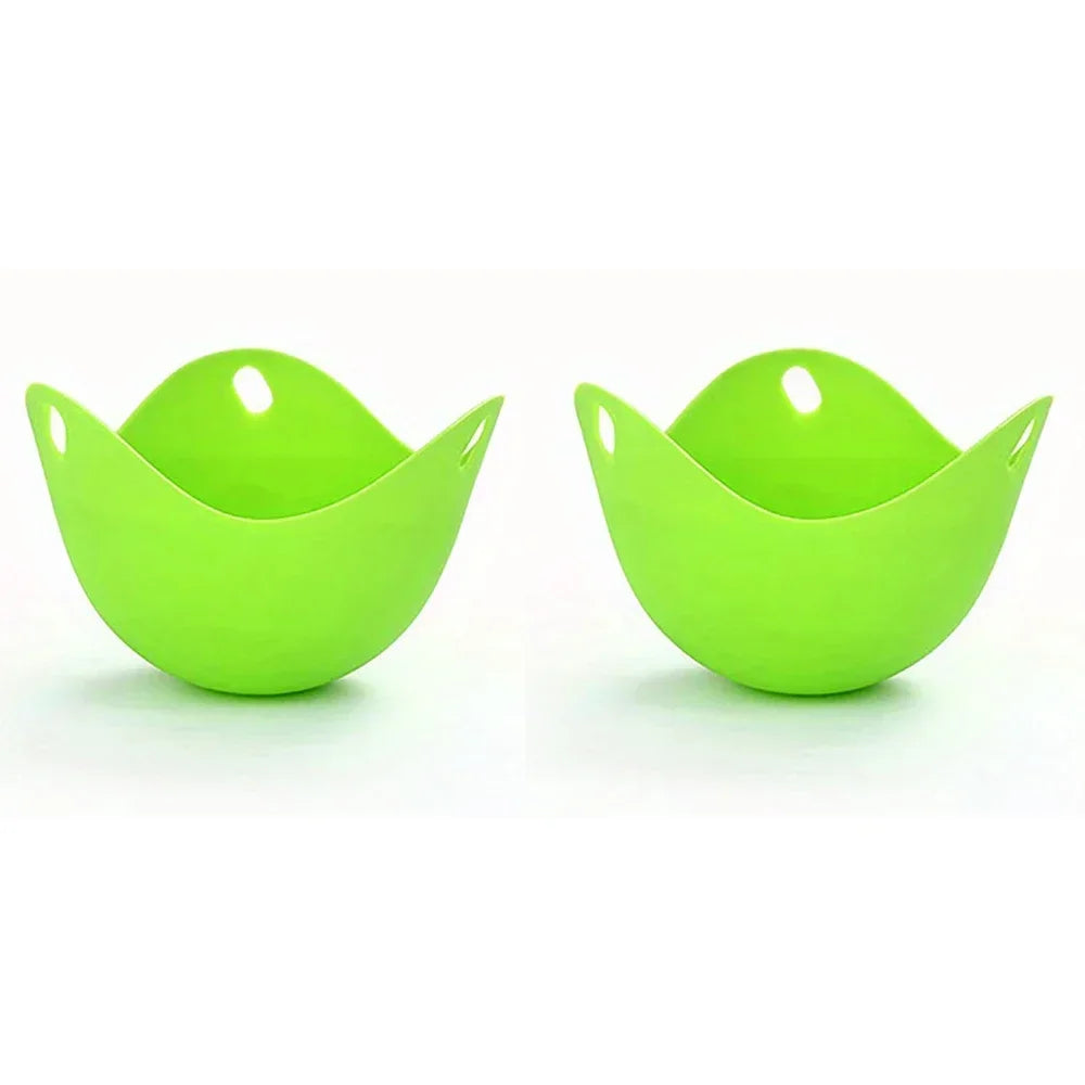 Silicone Egg Liquid Boiling Cup With Annular Stent Non-Stick Egg Liquid Cup Is Suitable For Air Fryer Oven Stove Boiled Egg Cake