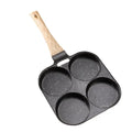 Egg Frying Pan Nonstick Pancake Pans Non-Stick 4hole-in-1 Cast Iron Egg Cooker Bread Breakfast Maker Induction universal Pancake